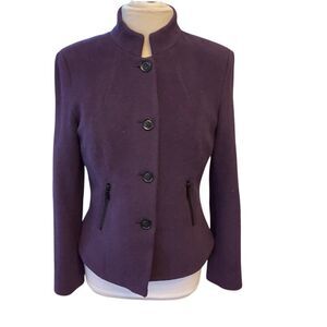 Lafayette 148 Purple Fitted Blazer, 6. Regency prince regal